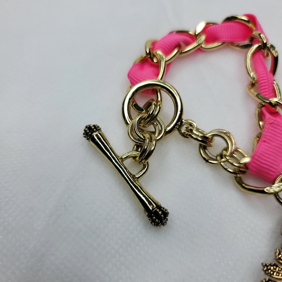 *FINAL PRICE* Juicy Couture Solid Perfume Ribbon Charm Bracelet - Picture 4 of 10